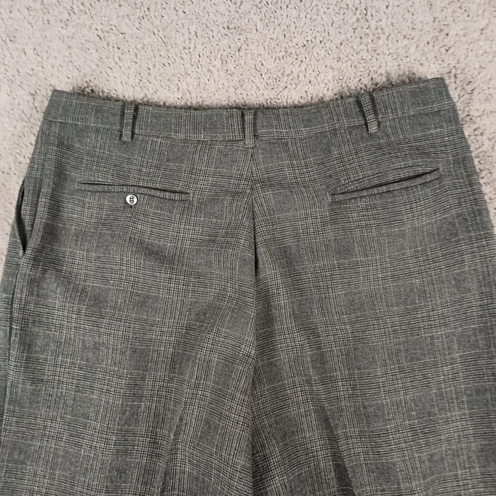 Vintage 70s/80s John Blair 48L 42x34 Glen Plaid Suit - 2 Piece Gray Retro Suit